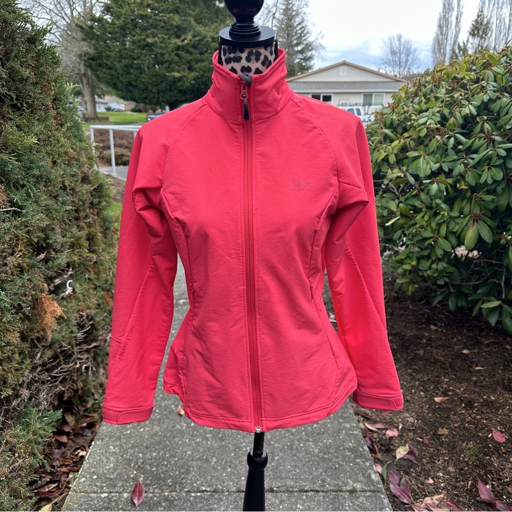 Helly Hansen Bright Coral Rain Jacket Women’s Small